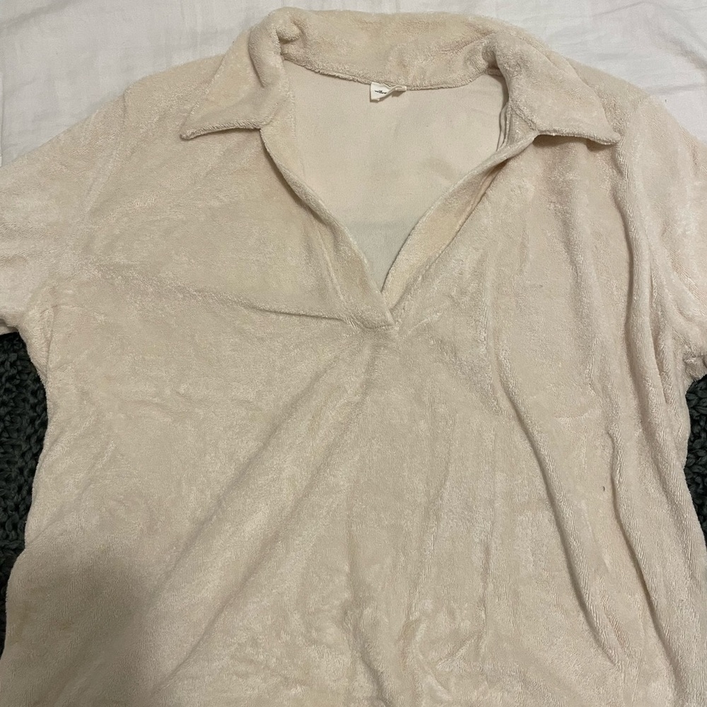 aritzia cream top